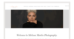 Desktop Screenshot of melissamartinphotography.com