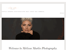 Tablet Screenshot of melissamartinphotography.com